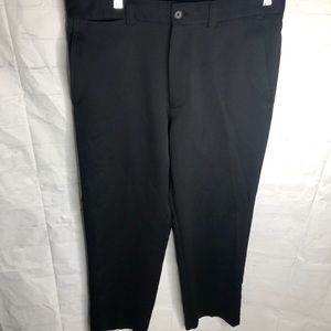Izod Golf XFG Men's Pants Black 32x32 Flat Front Polyester